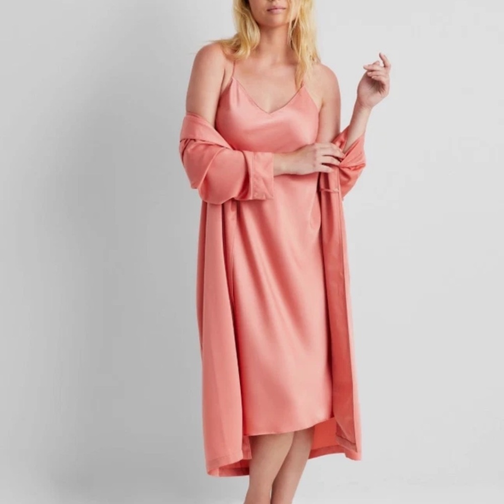 ⭐️State of Day Macys - Coral Chemise/Slip/Nighty
